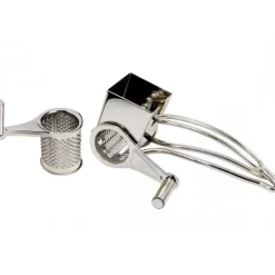 La Bonne Graine Moulin Râpe à Fromage inox 2 tambours* Râpes À Fromage