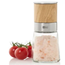 ADHOC Moulin Universel Céramique Réglable Bois Ø 6,5 cm x H 13,5 cm* Moulin