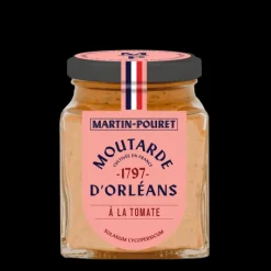 MARTIN POURET Moutarde d'Orléans à la Tomate 95g* Moutarde