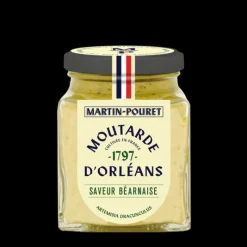 MARTIN POURET Moutarde d'Orléans Saveur Béarnaise 95g* Moutarde