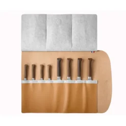 OPINEL Natte pour 8 Couteaux en Cuir Collection France* Rangement Couteaux