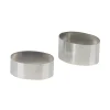 MALLARD FERRIERE Nonnette Ovale Inox 8 cm H3 cm* Cercle À Patisserie
