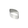 MALLARD FERRIERE Nonnette Ovale Pointu Inox 9 cm H 3 cm* Cercle À Patisserie