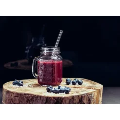 CUISINEADDICT Paille Réutilisable en Verre 20cm droite x4 HALM* Accessoires Bar