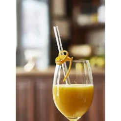CUISINEADDICT Paille Réutilisable en Verre 20cm droite x6 HALM* Accessoires Bar