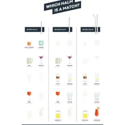 CUISINEADDICT Paille Réutilisable en Verre 23cm droite x4 HALM* Accessoires Bar