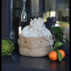 PEBBLY Panier de Conservation avec Sac Amovible 27 x 20 x 12 cm* Conservation|Emballage Alimentaire