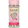 FUNCAKES Perles de Sucre Argent Métallique 80g* Décoration Comestible