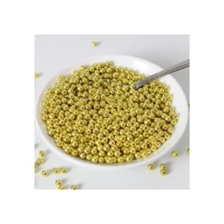FUNCAKES Perles de Sucre Or Métallique 80 g* Décoration Comestible