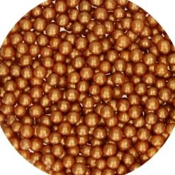 FUNCAKES Perles en Sucre Or au Cœur Tendre 60 g* Décoration Comestible