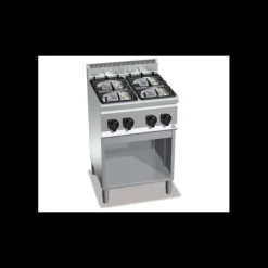 BERTOS Piano de Cuisson 4 Brûleurs Eco Power 600 x 900 x 600 mm Berto's* Chaud