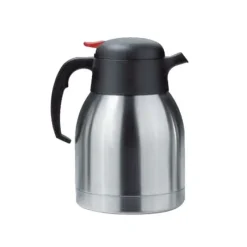 GAFIHC Pichet Isotherme inox bouton poussoir 2 L* Carafe, Pichet