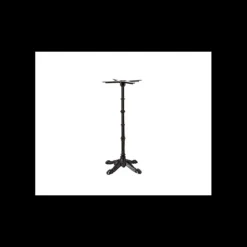 LYROSE Pied de Mange-Debout en Fonte Epoxy Noire Retro* Mobilier Terrasse Restaurant|Mobilier Restaurant