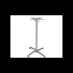 LYROSE Pied de Mange-Debout en Métal Epoxy Grise Koné* Mobilier Terrasse Restaurant|Mobilier Restaurant