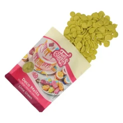 FUNCAKES Pistoles Deco Melts Citron Vert 250g* Décoration Comestible