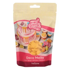 FUNCAKES Pistoles Deco Melts Jaune 250 g* Décoration Comestible
