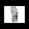 BERTOS Plancha Gaz Lisse sur Meuble 700 x 400 x 900 mm Berto's* Chaud