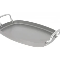DE BUYER Plancha Lisse 38x26 cm 2 anses Mineral B* Plancha