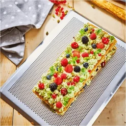 DE BUYER Plaque de Cuisson Perforée Inox 40 x 30 cm* Plaques De Cuisson|Plaque De Cuisson Perforée