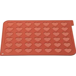SILIKOMART Plaque Macarons Coeurs Silicone 40 x 30 cm* Plaque Macaron