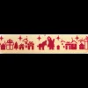 FLORENSUC Plaquette Parade Saint-Nicolas 13 x 2,5 cm (x48)* Décoration Comestible