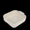 PEUGEOT Plat à Four Carré en Céramique Appolia 21 cm Ecru* Plat De Cuisson