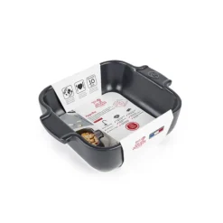 PEUGEOT Plat à Four Carré en Céramique Appolia 18 cm Ardoise* Plat De Cuisson