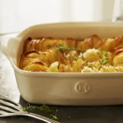 EMILE HENRY Plat à Four Carré en Céramique 28 x 24 cm Provence* Plat De Cuisson