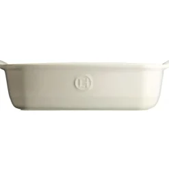 EMILE HENRY Plat à Four Carré en Céramique 28 x 24 cm Argile* Plat De Cuisson