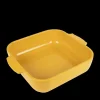 PEUGEOT Plat à Four Carré en Céramique Appolia 28 cm Jaune Safran* Plat De Cuisson