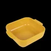PEUGEOT Plat à Four Carré en Céramique Appolia 21 cm Jaune Safran* Plat De Cuisson