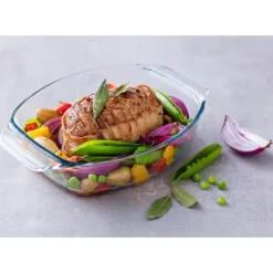 PYREX Plat à Four en Verre Ovale 35 x 24 cm 2,8 L Irrésistible* Plat De Cuisson