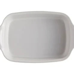 EMILE HENRY Plat à Four Individuel en Céramique Farine 22 x 14,5 cm* Plat De Cuisson