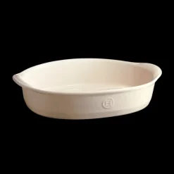 EMILE HENRY Plat à Four Ovale en Céramique 36,5 x 22,5 cm Argile* Plat De Cuisson