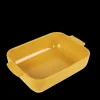 PEUGEOT Plat à Four Rectangulaire en Céramique Appolia 25 cm Jaune Safran* Plat De Cuisson