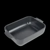 PEUGEOT Plat à Four Rectangulaire en Céramique Appolia 25 cm Ardoise* Plat De Cuisson