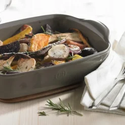 EMILE HENRY Plat à Four Rectangulaire en Céramique 29 x19 cm Provence* Plat De Cuisson