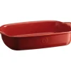 EMILE HENRY Plat à Four Rectangulaire en Céramique 36 x 22,5 cm Grand Cru* Plat De Cuisson