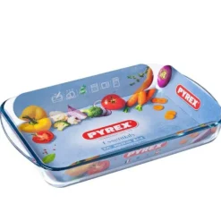 PYREX Plat à Lasagnes Rectangulaire en Verre 40 x 27 cm 3,7 L Essentials* Plat De Cuisson