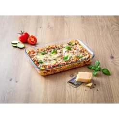 PYREX Plat à Lasagnes Rectangulaire en Verre 40 x 27 cm 3,7 L Essentials* Plat De Cuisson