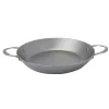 DE BUYER Plat à paella à 2 anses inox 32 cm Minéral B Element* Plats À Paëlla