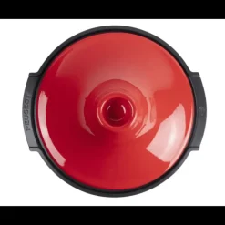 PEUGEOT Plat à Tajine en Aluminium Revêtement Céramique 30 cm Rouge* Tajines