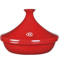 EMILE HENRY Plat à Tajine en céramique 32 cm Grand Cru (rouge)* Tajines