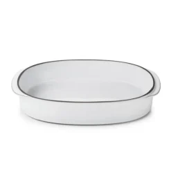 REVOL Plat Oblong Blanc Cumulus 26 x 18,5 cm Caractère Culinaire* Plat De Cuisson