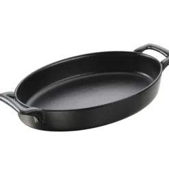 REVOL Plat Ovale Noir 24x16 cm Belle Cuisine* Plat De Cuisson