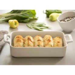 REVOL Plat Rectangulaire Blanc 26x19 cm Belle Cuisine* Plat De Cuisson