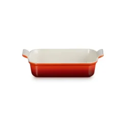 LE CREUSET Plat Rectangulaire Céramique 26 cm Cerise* Plat De Cuisson