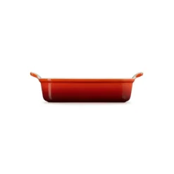 LE CREUSET Plat Rectangulaire Céramique 26 cm Cerise* Plat De Cuisson