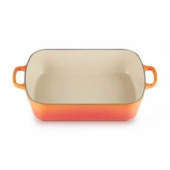 LE CREUSET Plat Rectangulaire en Fonte 37 cm Volcanique* Plat De Cuisson