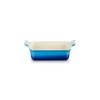 LE CREUSET Plat Rectangulaire Héritage en Céramique 32 cm Azur Tradition* Plat De Cuisson